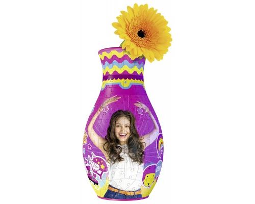 Puzzle 216 Pièces : Puzzle 3D - Vase Girly Girl : Soy Luna, Ravensburger
