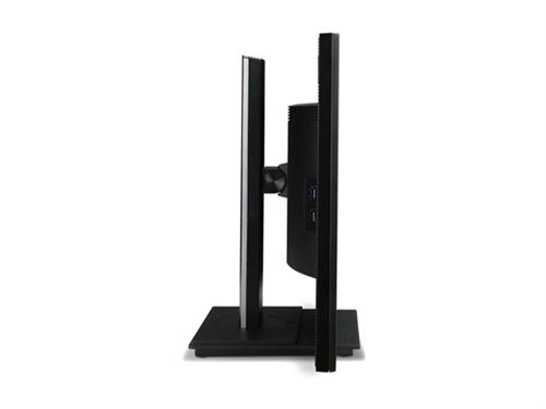 Acer B276HUL - LED-monitor - 27 - 2560 x 1440 - IPS - 350 cd/m² - 6 ms - 2xHDMI, 2xDisplayPort, USB-C - luidsprekers - donkergrijs