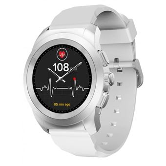 MyKronoz ZeTime Original 44 mm geborsteld zilver smart watch