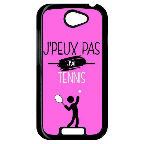 Coque htc one s j peux pas j ai tennis 9