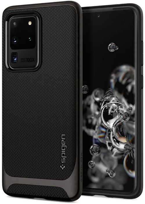 Spigen Neo Hybrid - Coque de protection pour téléphone portable - polycarbonate, polyuréthanne thermoplastique (TPU) - bronze - pour Samsung Galaxy S20 Ultra, S20 Ultra 5G