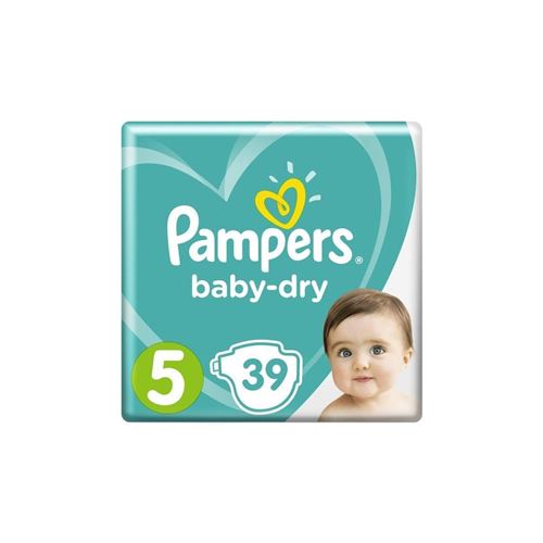 Pampers Baby-dry Taille 5, 11-16 Kg - 39 Couches