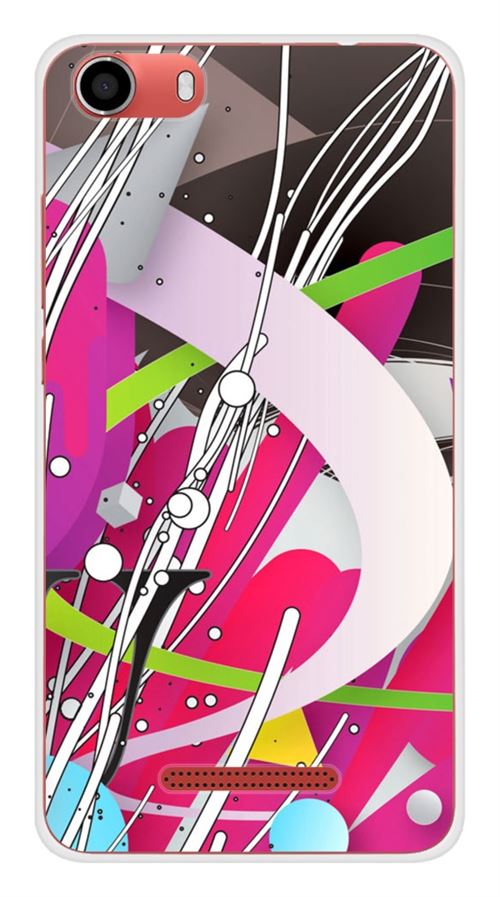 Coque en silicone imprimée compatible Wiko Lenny 2 Future