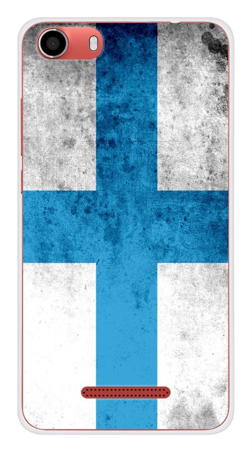 Coque en silicone imprimée compatible Wiko Lenny 2 Drapeau Marseille