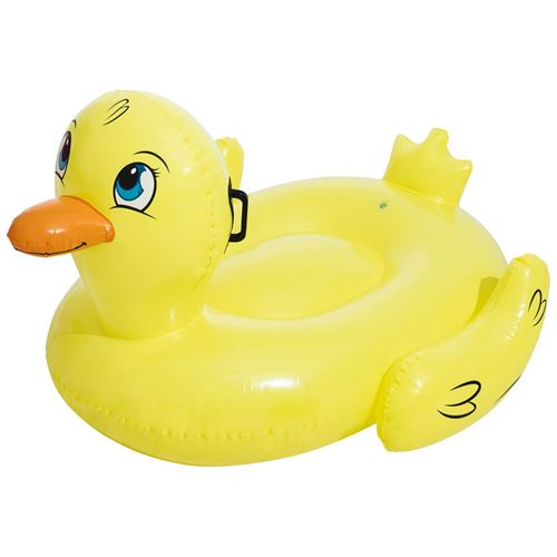 bouée gonflable canard chevauchable - 135 x 91 cm