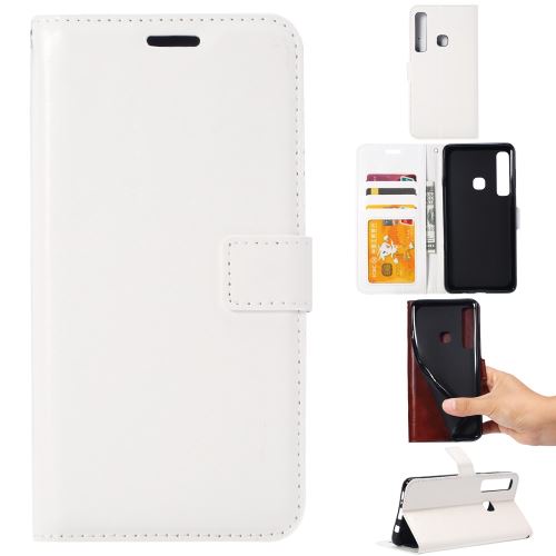 Etui en PU avec support blanc pour votre Huawei P30 Lite