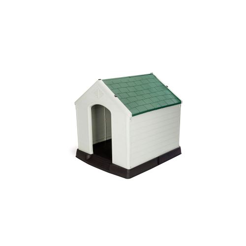 Comparer les prix de Niche de Jardin pour Chien Gardiun Zeus Plus Résine 87x78x81 cm Beige/Vert