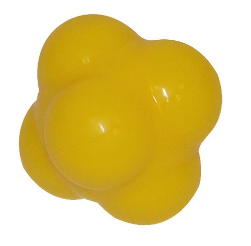 Sveltus balle de fitness réaction vitesse jaune 7 cm