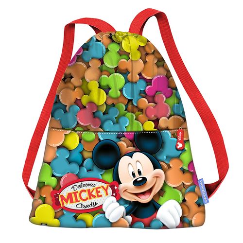 Sac à cordes Karactermania Mickey Mouse pour la salle de gym, 35 cm, rouge