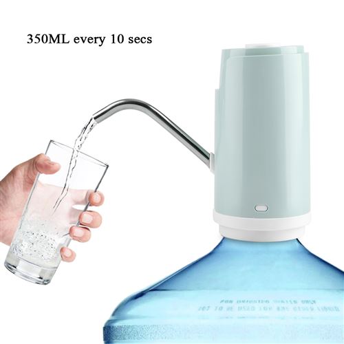 Acheter 1 ensemble pompe à bouteille d'eau USB charge distributeur de bouteille  d'eau sûr pratique pompe de distributeur d'eau électrique pour la maison