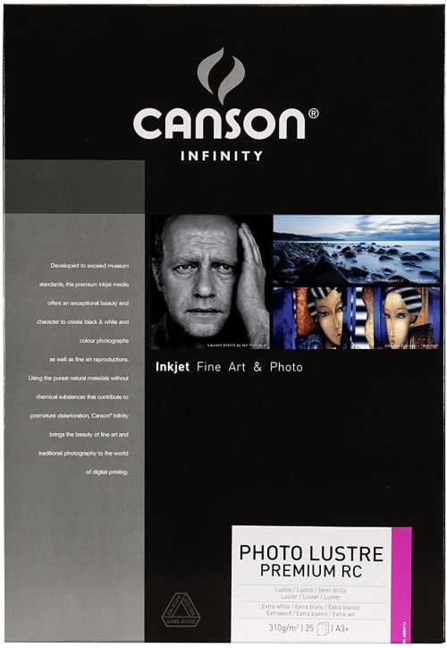 Canson Infinity Photo Lustre 400049114 Papier Photo Premium RC 310 g Extra Blanc