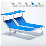 Beach and Garden Design - Bain de soleil transat piscine lit de plage  aluminium Santorini Limited Edition, Couleur: Chocolate - Marron Santorini  - Mobilier de Jardin - Achat & prix