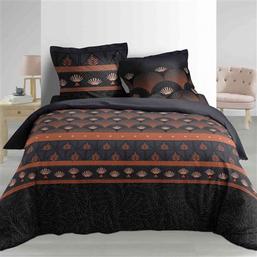 Parure de lit percale Elfie 260x240 cm