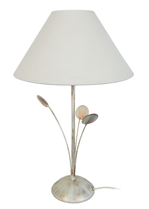 Orbis lampe a poser 30x30x48 cm - blanc or