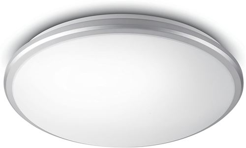 Philips Lighting 3434787P0 Guppy Plafonnier, Plastique, 12 W, Blanc, 35 x 35 x 6 cm [Classe énergétique A]
