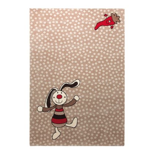 Tapis enfant RAINBOW RABBIT par Sigikid Beige 200x290