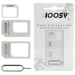 YUUSIKCO 10 Ensembles SIM Et Micro SIM Cartes Kit Adaptateur Pour Smartphone ,Adaptateur Carte Sim,Adaptateur Sim,Téléphone Portable Et Tablette : Set 4 En 1 Kit Complet, Nano Standard à Micro