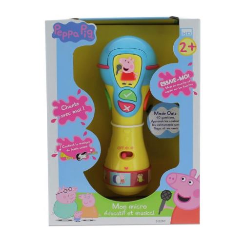 Poupée Peppa Pig Qui Parle Et Chante – 50 Sons, Chansons, Jeu Devine Ce Que Je Vois, Bouche Animée, 20 Cm, 3 Ans, Français