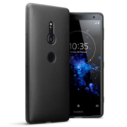 Coque Souple en Gel Silicone pour Sony Xperia XZ2 Mate Fine et Légère - Gris