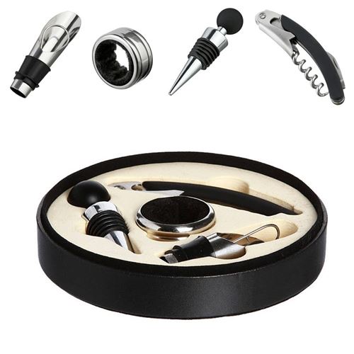 Coffret 4 Pièces Sommelier Noir