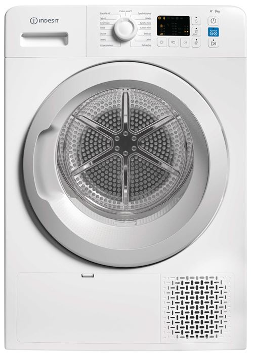 Indesit YT M10 91 FR - Sèche-linge - largeur : 59.5 cm - profondeur : 64.9 cm - hauteur : 84.9 cm - chargement frontal - blanc