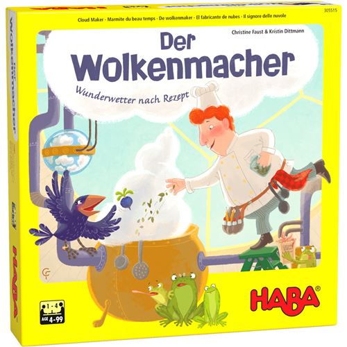 Haba jeu de société The Cloudmaker junior en carton 49 pièces (de)