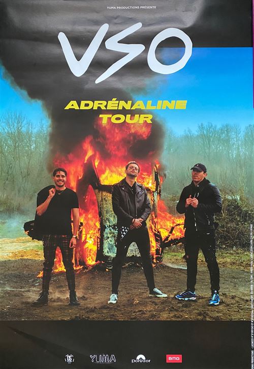 VSO - Adrénaline Tour - 70x100cm - Affiche