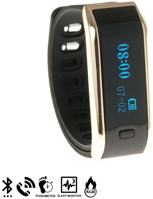 DAM DMN218 Bracelet Intelligent Ironwristt BT iOS/Android Doré