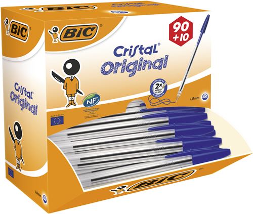 Bic Stylo-Bille Jetable Cristal 0.4 Mm Indélébile: Oui 100 Pc(S) 942910 - Image 2
