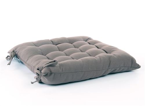 Jardideco Taupe Coussin Pour Chaise De Jardin 38 X 38 Cm
