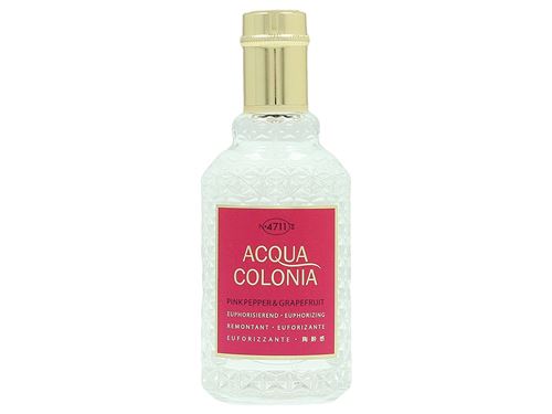 4711 Acqua Colonia Poivre rose et pamplemousse Eau de Cologne en flacon Vaporisateur pour unisexe 50 ml