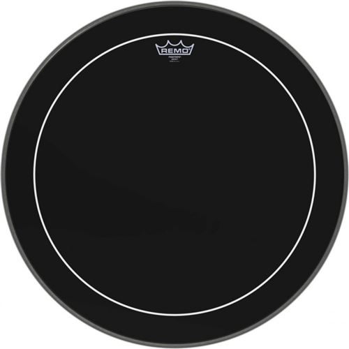 Peau de grosse caisse remo ebony pinstripe 22