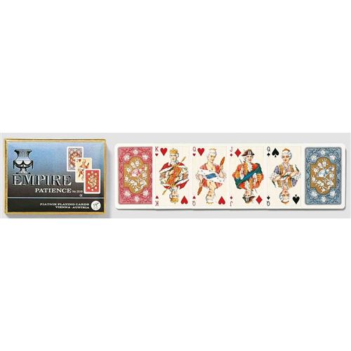 Coffret de 2 jeux de cartes EMPIRE PIATNIK Multicolore