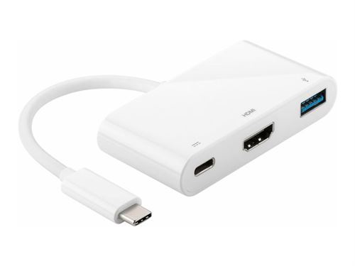 Microconnect Blanc - Adaptateur Vidéo Externe - Usb-C 3.1 - Hdmi