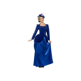 robe victorienne bleue