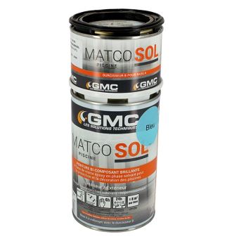 Peinture Matco Sol 8mâ² Bleu Ciel Accessoires Piscines Spa Et