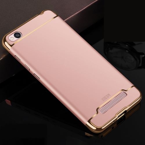 Xiaomi Redmi 4A Rose Coque Protection Plastique Effet Métal Brillante ALS49671