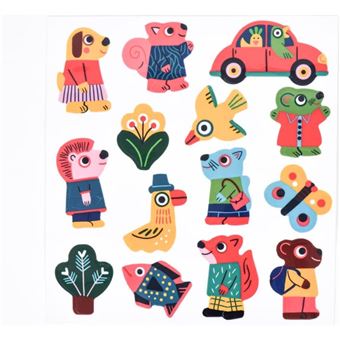 Stickers repositionnables les animaux