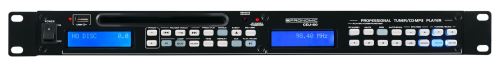 Pronomic CDJ-60 1 HE lecteur CD pour étagère avec MP3-CD, USB & radio tuner