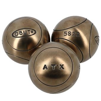 Boules de pétanque Obut Match it inox 73mm mÉta Argent métalisé Taille :  680g Taille : 680g - Pétanque - Achat & prix