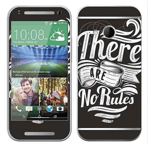 Skin Stickers Pour Htc One Mini 2 (sticker : No Rules)