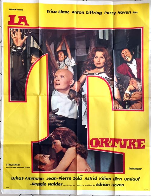 La Torture AFFICHE CINEMA ORIGINALE