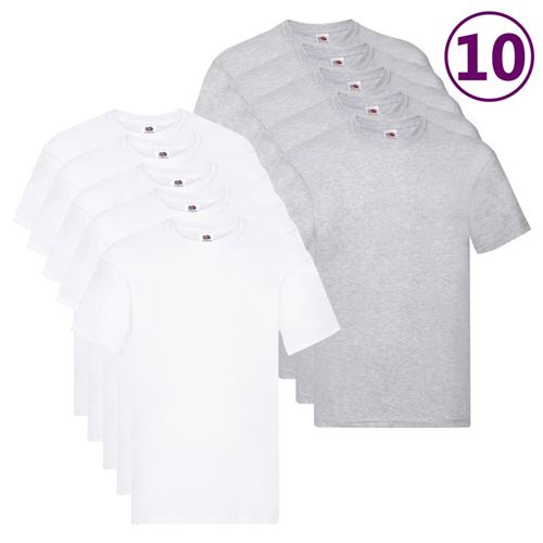 Fruit of the Loom T-shirts originaux 10 pcs L Coton