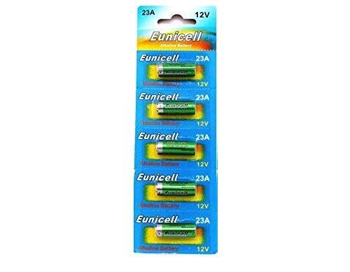 EUNICELL - Lot de 5 piles 23A EUNICELL - 12V Alcaline - MN21 A23 LRV08 E23A