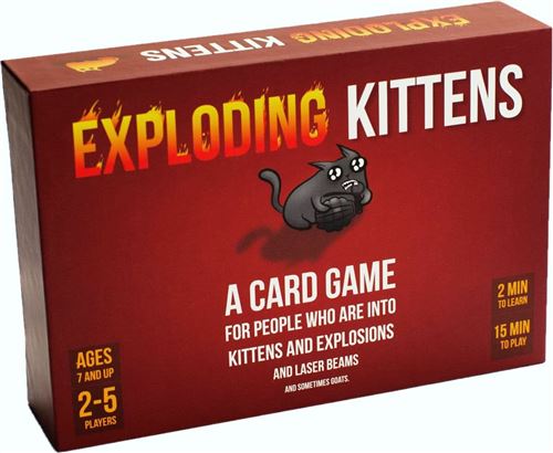 Exploding Kittens jeu de cartes Original Edition (EN)