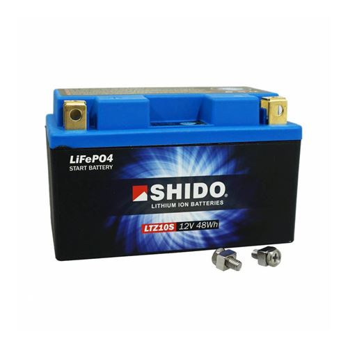 Batterie 12v 4 ah ltz10s shido lithium ion prete a l'emploi (lg150xl87xh93) remplace ytz10s
