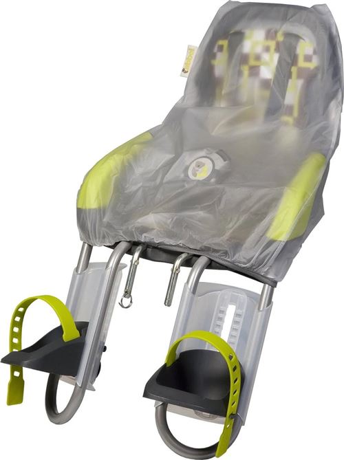 Qibbel housse de pluie pour sièges de vélo transparents