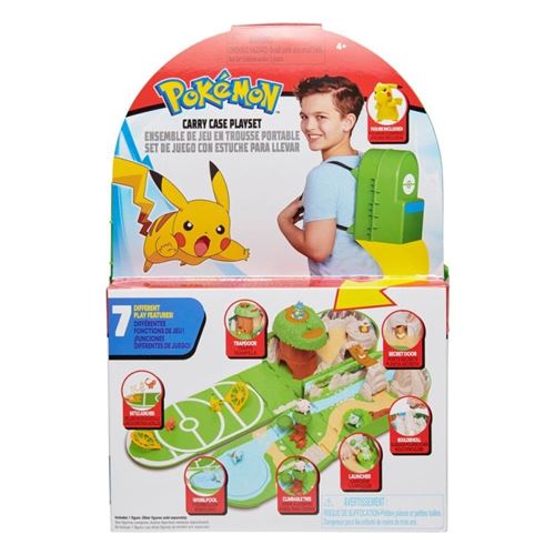 Pokemon PKW0029 Pokemon Carry Case Play Set Backpack Battle Area + Pikachu Figurka État correct - N/A reconditionné disponible sur Fnac