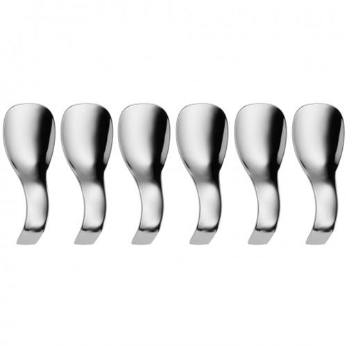 Wmf set de cuillères 1292016040 amuse-gueules nuova, acier inoxydable, argent, 6 pièces