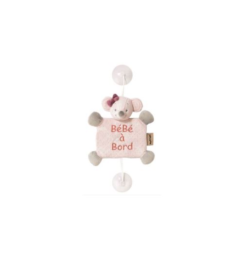 NATTOU-Bebe a bord souris adele et valentine